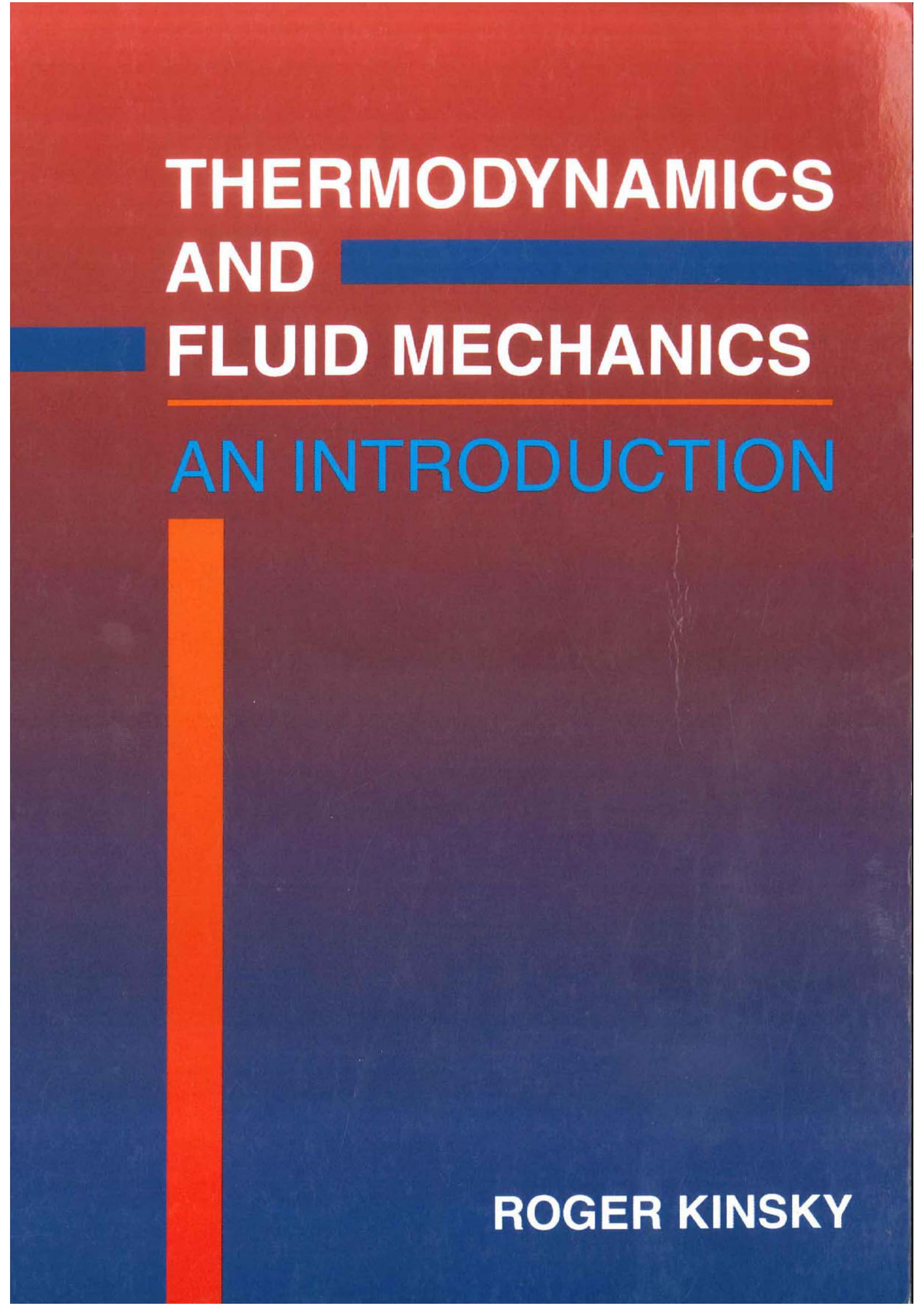 Thermodynamics anh Fluid mechanics An introduction