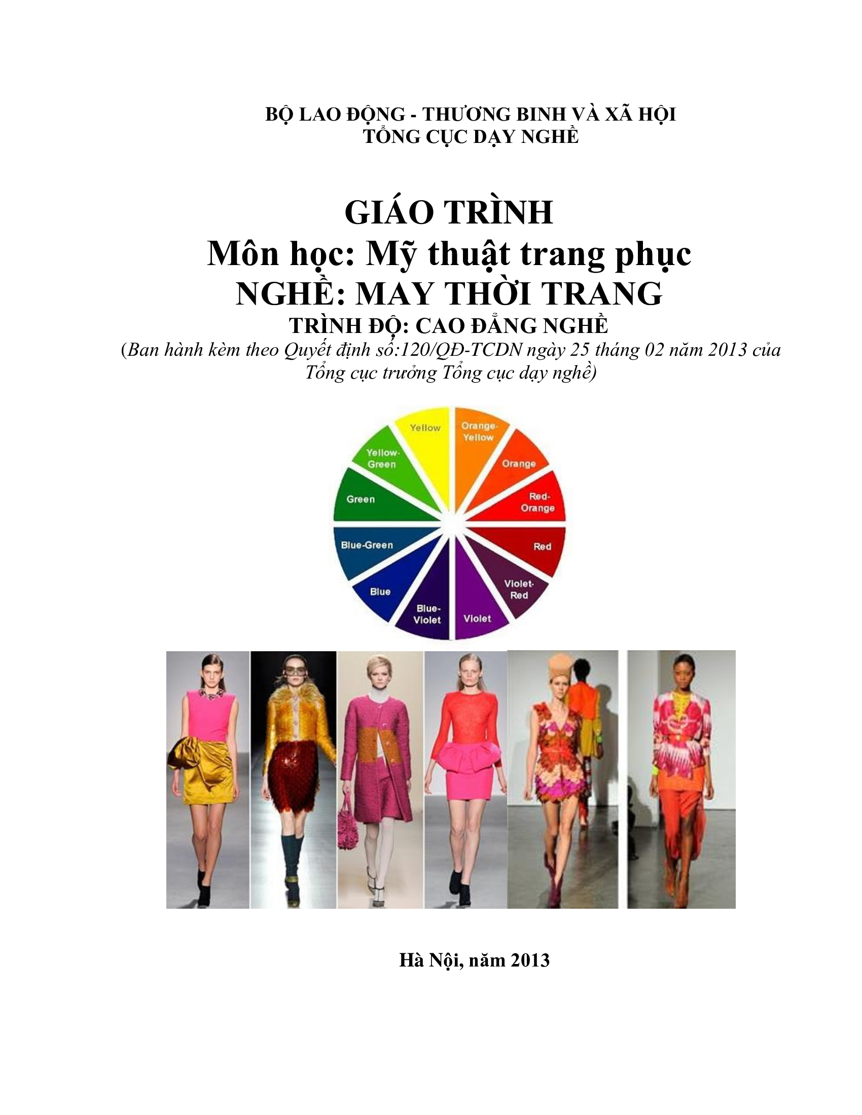 Giáo trình mỹ thuật trang phục